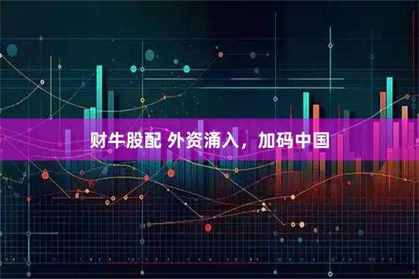 财牛股配 外资涌入，加码中国